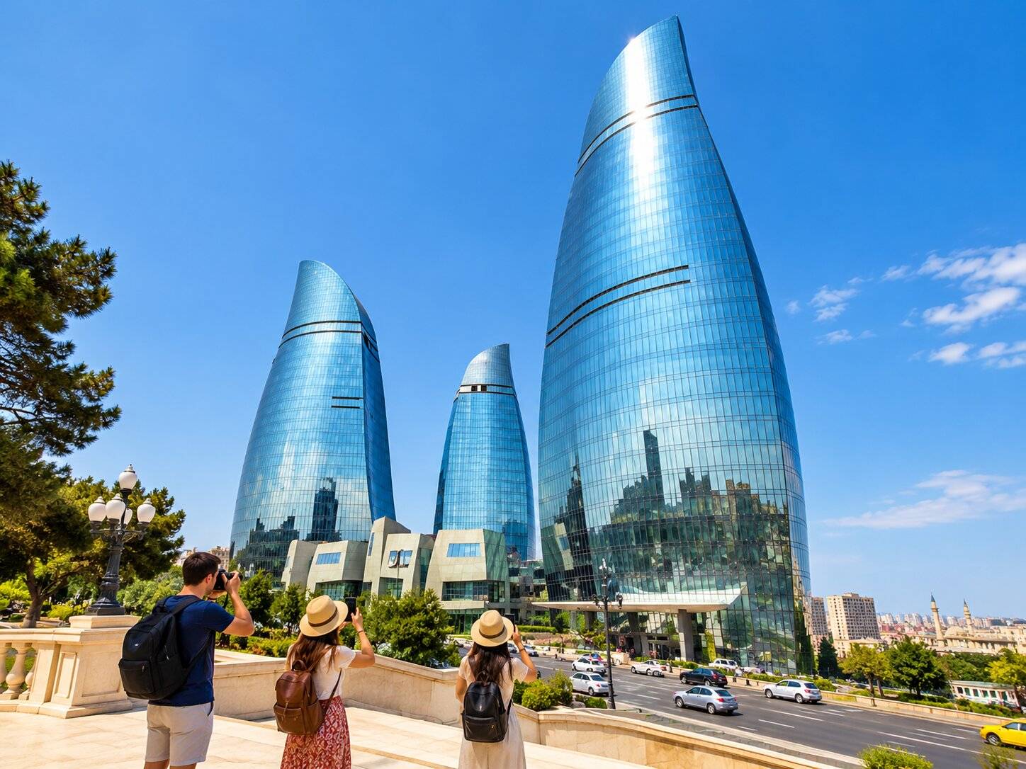 Flame towers, Baku Azerbaijan